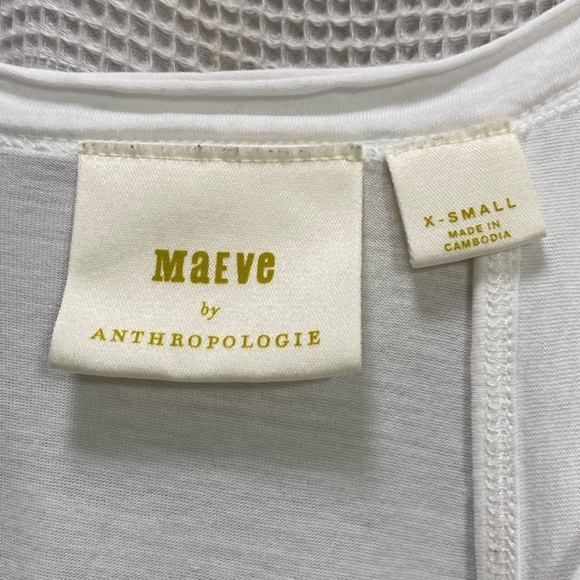 Anthropologie Classic White Short Sleeve Tee - Picture 3 of 9